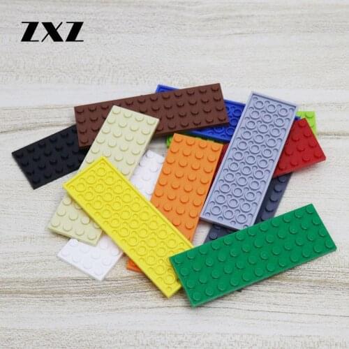 20 Pieces Building Blocks Plate 4 x 12 City Military WW2 Accessory MOC Plate Brick 3029 Children MOC Toys