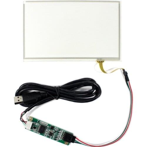 6" 145mmx88mm Resistive Touch Screen With USB Controller Card
