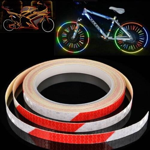 8Meters Luminous Stickers Reflective Tape Bike Truck Night Light Flash Warn Adhesive Glow Bicycle Accessories Reflective Sticker
