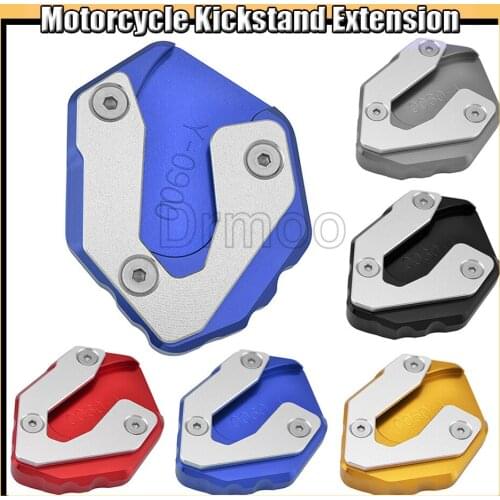 Motorcycle CNC Accessories Motorbike Side Stand Enlarge Extension Kickstand For Yamaha MT-09 XSR900 Abarth Tracer 900 GT
