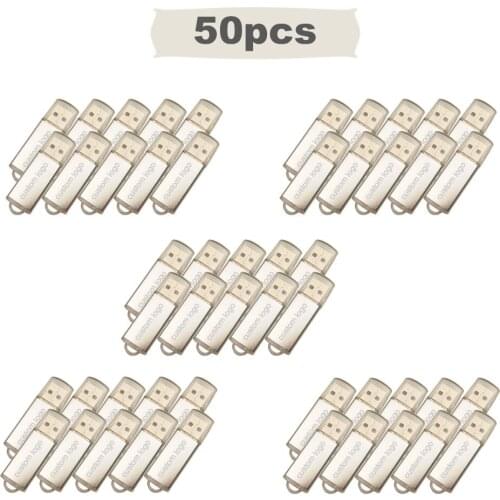 Free Logo 50PCS Mini Pen drive 64gb 32gb USB 2.0 Flash Drive Pendrive Usb Stick 16gb 8gb Waterproof Memory Stick Real Capacity
