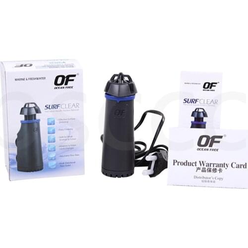 Aquarium surface skimmer oil removing film and oxygen for fish tank adjustable air flow water flow ultra silent