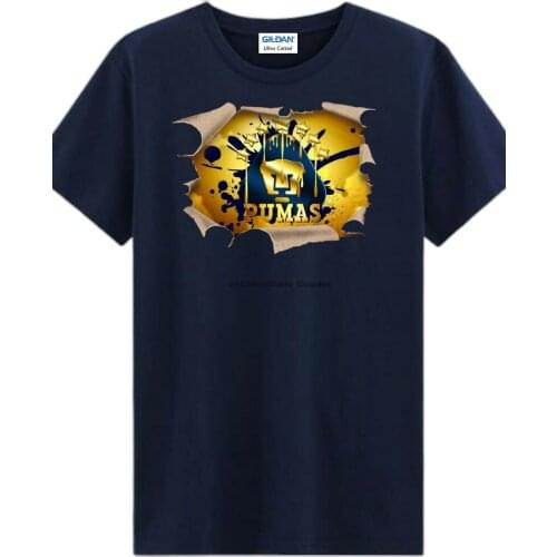 T-SHIRT CLUB PUMAS UNAM 100% COTTON 100% PRESHRUNK SHIRT
