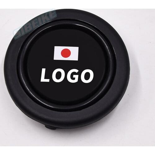 Hot sell Universal Car Styling Black/Red/Blue/White Racing Car Steering Wheel Horn Button