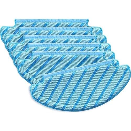 6Pcs Microfiber Mop Pads for ECOVACS DEEBOT OZMO T8 T8+ T8 AIVI