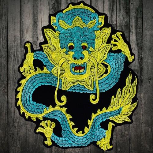 Embroidery Dragon Patches For Clothing Sew On Sticker Patches Sewing Accessories Clothes Jeans Decoration