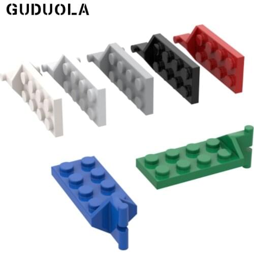 Guduola Hinge Plate 2 x 4 with Articulated Joint - Male (3639) Special Bricks Building Block MOC Education Toys 25pcs/LOT