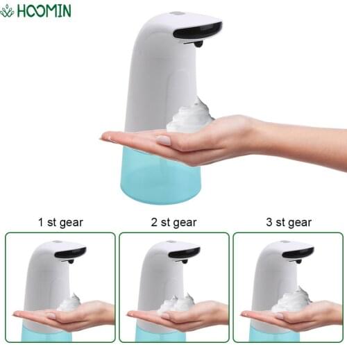 250ml Intelligent Liquid Soap Dispenser Automatic Touch-free Induction Foam Infrared Sensor Hand Washing Kitchen Bathroom Tools