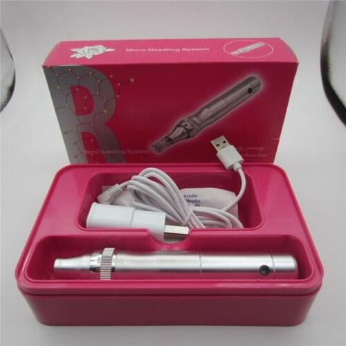 Screw Port Auto Derma Pen System Micro Stamp Therapy Needle Roller For Anti Aging Skin Lifting Wrinkle Removal Acne Spot