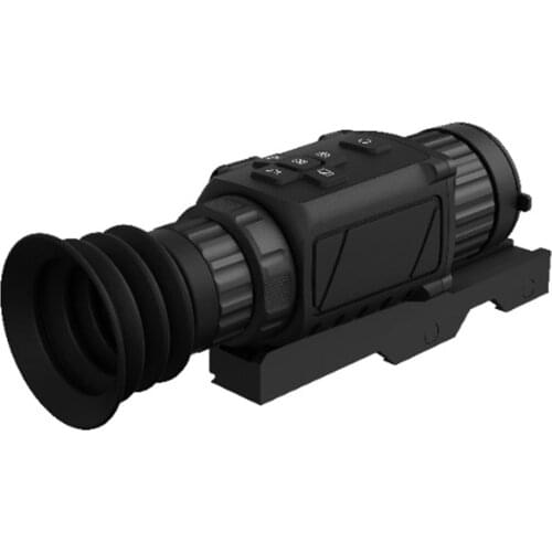 High cost performance shockproof and anti-fall 1024*768 resolution black monocular thermal imaging scope