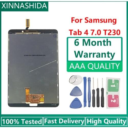 For Samsung Galaxy Tab 4 7.0 T230 T231 T235 LCD Display Touch Screen Digitizer Assembly Panel Replacement Parts