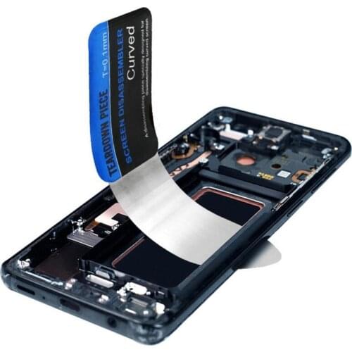 1 Piece Mobile Phone Curved LCD Screen Spudger Opening Pry Card Tools Ultra Thin Flexible Mobile Phone Disassemble Steel Metal