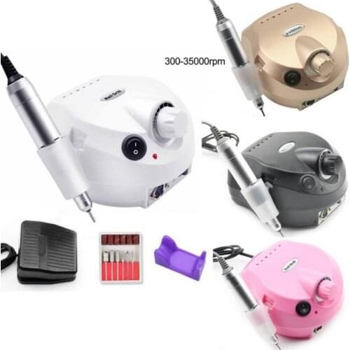 35000/20000 RPM Electric Nail Drill Bits Set Mill File Cutter Machine Manicure