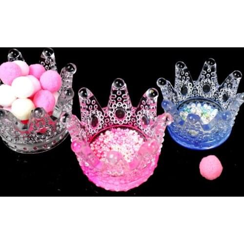 3D Crown Ashtray Storage Box DIY Phone Holder Silicone Mold Resin Casting Tools Dried Flower Resin Decorative DIY Hand Crafts