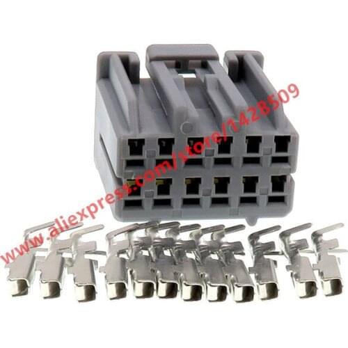 5 Sets 12 Pin Automotive Wiring Cable Connector Female Socket For Motor Cars 917978-6