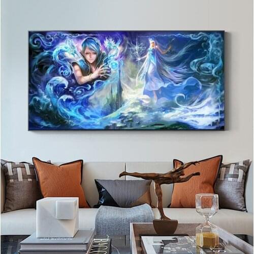 5D Diy Diamond Painting Elf dream Full Round Square Drill Rhinestones Cross Stitch Embroidery Magical Girl Mosaic Decor I152