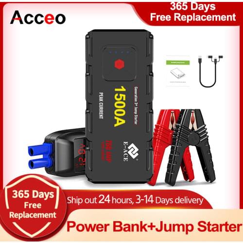Acceo Starting Device 800A Car Jump Starter Power Bank 12V Car Starter Car Battery Starter Buster Car Starter Jamp Starter