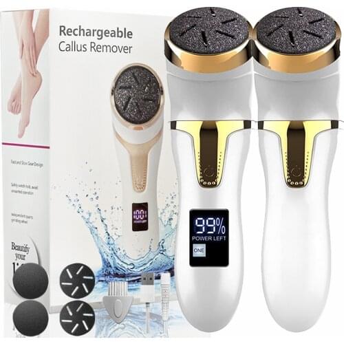 Electric Pedicure Tools Foot Care File Leg Heels Remove Hard Cracked Dead Skin Remover Feet Clean Care Machine LED display