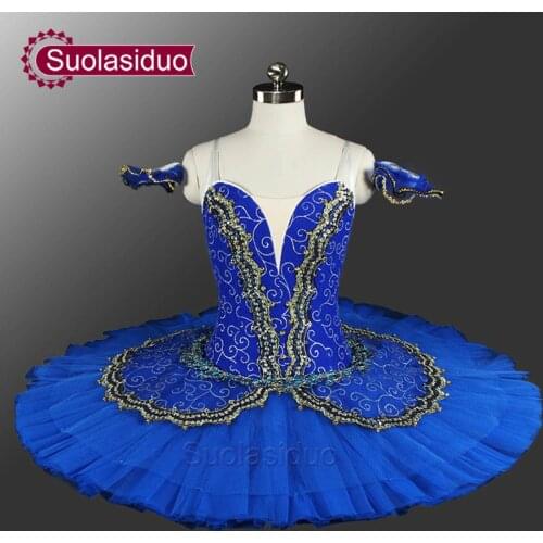 Classical Pancake Ballet Tutu Professional Princess Florina Professional Ballet Tutu Blue Professioanl Adult Ballet Tutus SD0014