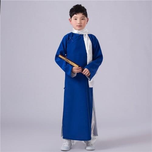 Costumes for Children Robes Ancient Chinese Costumes Tang Dynasty Costumes for Boys Chinese Hanfu Movie Stage Performance Wear