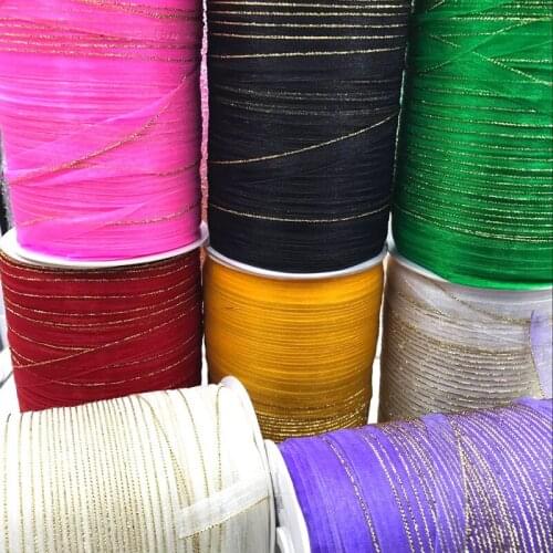 10 yards 3/8''(10mm) Broadside organza ribbons wholesale gift wrapping decoration ribbons