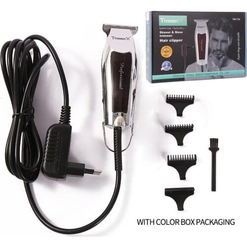 Professional Hair Trimmer Beard Hair Clipper Men Trimer Electric Hair Cutting Machine Haircut 0mm Stainless steel cutter