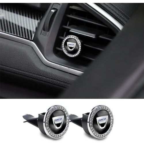 Car Air Conditioner Vent Perfume Freshener Crystal Aromatherapy Clip For Dacia Duster Dokker Sandero Logan Lodgy Accessories