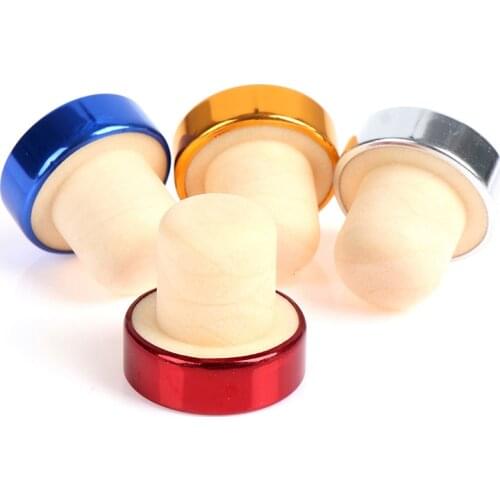 T-shape Red Wine Stoppers Cork Bottle Plug Kitchen Bar Tool Sealing Cap Corks 1pc