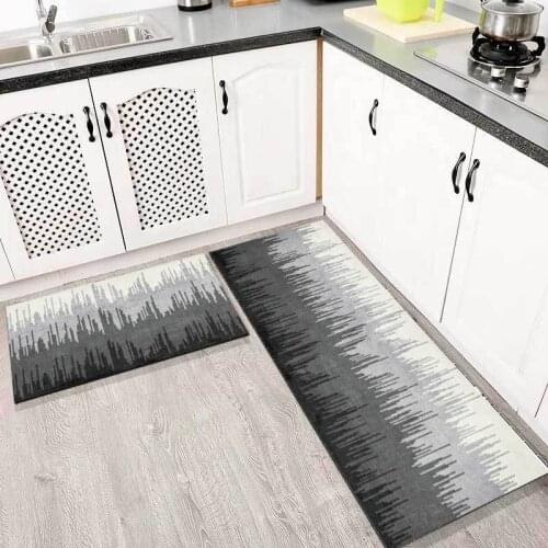 50x160 long strip soft carpet European style kitchen oil-proof floor mat non-slip absorbent door mat anti-fouling carpet