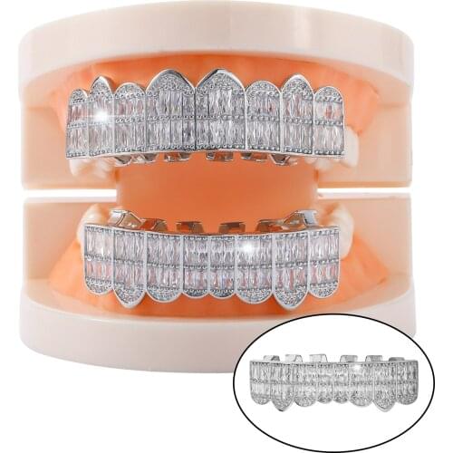 Mouth Teeth Top Bottom Hip Hop tooth Grills Vam pire Fangs Costume Cosplay