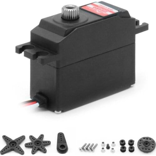 25g 35.5x30x15mm JX PDI-2504MG 25g Metal Core Gear Digital Servo For RC 450 500 Helicopter Airplane RC Models Spare Parts