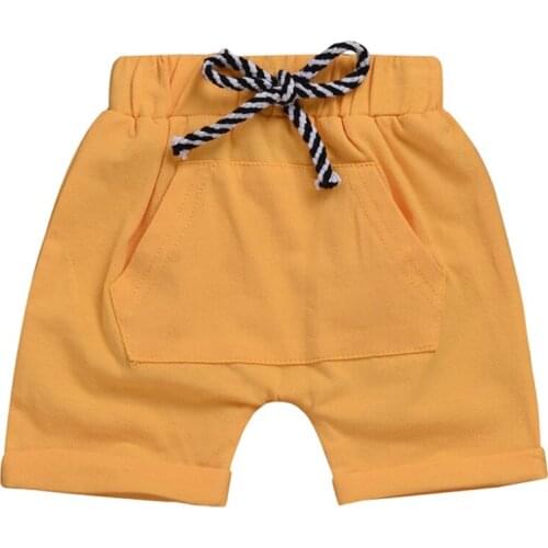 SAGACE Shorts Toddler kid Baby Clothing Shorts for boy (1Y-4Y) PP Pocket Elastic Waist pants Beach Summer boys 19May28