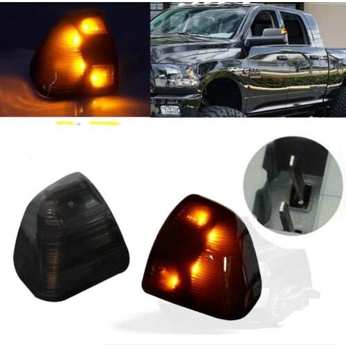 L & R LED Side Mirror Turn Signal Lights For Dodge Ram 1500 2500 3500 4500 5500 68302828AA 68302829AA Automobile Accessories