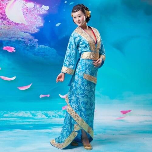 Traditional Chinese Dance Hanfu Dress Chinese Dynasty Costume Ancient Chinese Tang Costume Womens Hanfu Princess Dresses