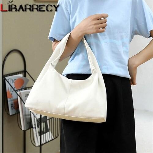 Casual Ladies Handbags Solid Color Women Shoulder Bag Travel Bags Casual High Quality Canvas Womens Multifunctional Bag Bolsos