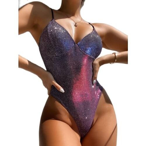 2021 XL New Sky Flash Women One Piece Swimsuit Swimwear Maio Feminino Praia Stroje K Pielowe Damskie