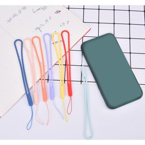 1/5pcs Silicone Phone Lanyard Holder Wrist AirTag Locator Tracker Hanging Rope