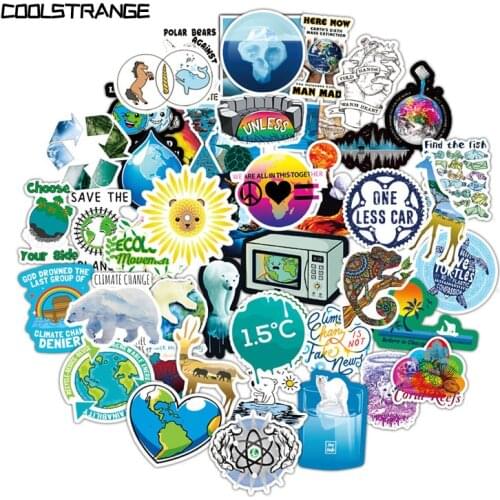 10/30/50Pcs Global Warming Graffiti Stickers For Motorcycle Skateboard Laptop Luggage Phone Toys Car Diary Guitar Pegatinas