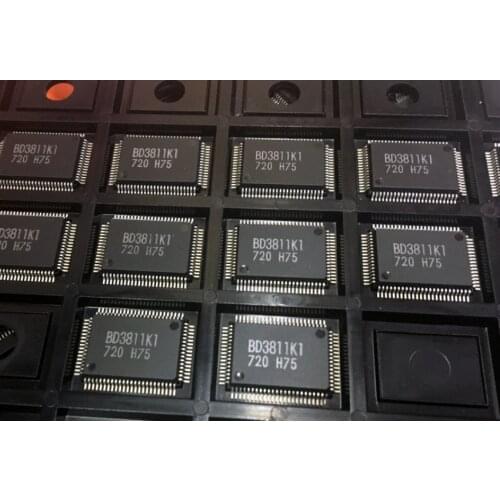 2-10pcs New BD3811K1 QFP-80 5.1 surround sound processing circuit 6-channel volume and 8-channel input selector chip