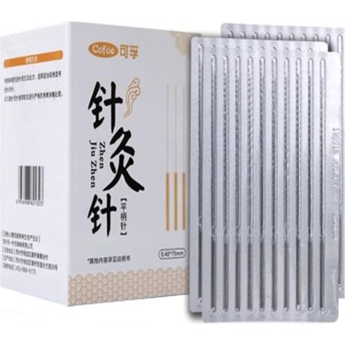 500pcs/box Disposable Sterile Acupuncture Needle Beauty Massage Cofoe Acupuncture Needle Single Use