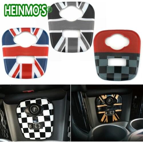 For Mini Cooper F56 F55 Accessories Car Cigarette Lighter Panel Cover Sticker For Mini Cooper F55 Accessorios For Mini F56