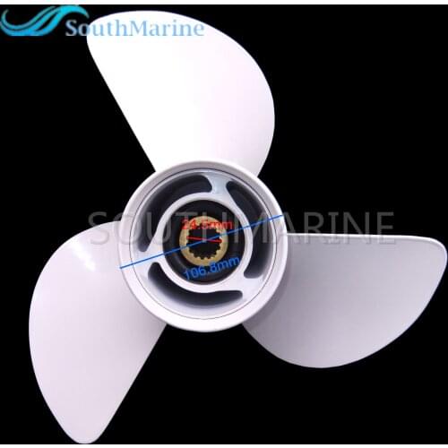 Aluminum Propeller 13 1/4x17 K for Yamaha 50HP 60HP 70HP 75HP 80HP 85HP 90P 100HP 115HP 130HP Outboard Motor 13 1/4 x 17 K
