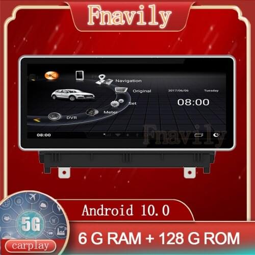 Fnavily Android 10 Car Radio For Audi A3 Navigation Multimedia System Autoradio Dvd Player GPS touch screen 10.25"