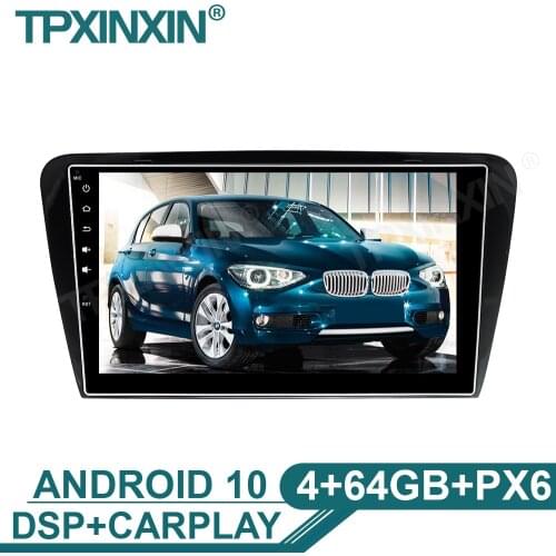Android 10 4+64G For Skoda Octavia 2014 2015 2016 2017 Car Multimedia Player GPS Navigation WIFI IPS Screen Player