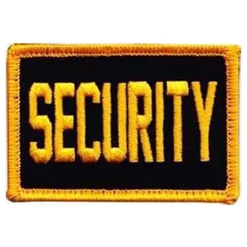 Security Embroidery Patches Clothing Tag Maker Garment Tags And Labels Twill with Iron On Backing Customized MOQ50pcs