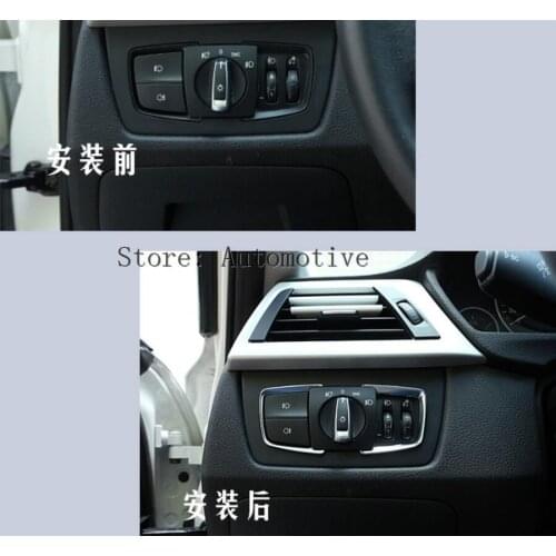 For BMW 1 Series F20 ABS Inner Head Light Switch Cover Trim 2012-2016 2pcs