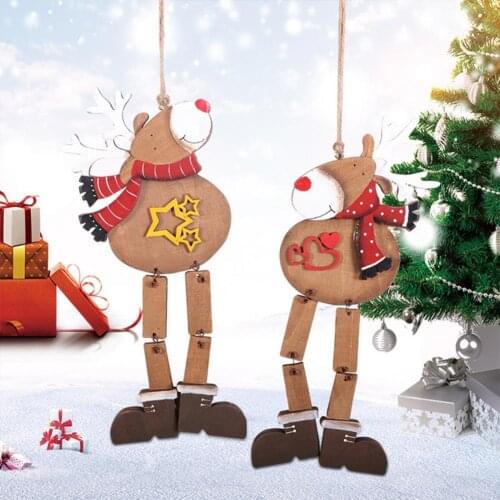 Wear-resistant Lightweight Innovative Long Leg Deer Wal Decoration for Christmas Tree