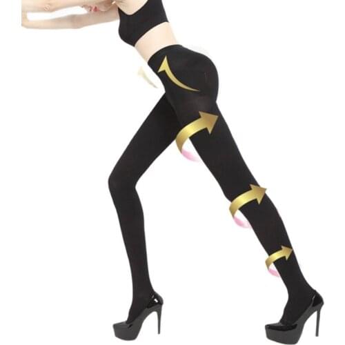 LGFDT201 Opaque women Italian slimming compression Pantyhose 20 mmHg Gradient Real heel compressure tights