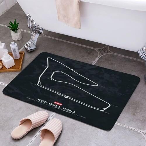 Red Bull Ring Carpet Areas Rug Non-slip Floor Mat Rug 3D Printing Living Room Bedroom Door Mat Home Decoration