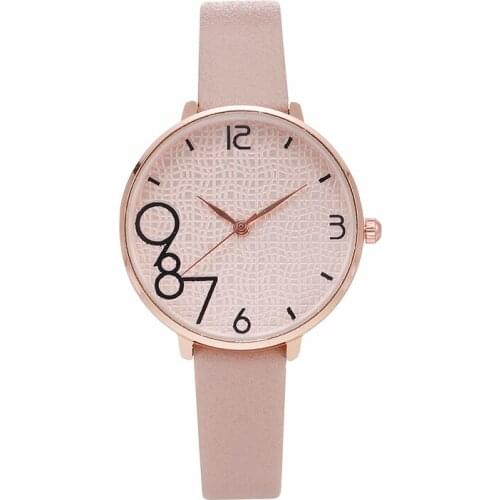 茄诺 Ladies Watch With Leather Strap